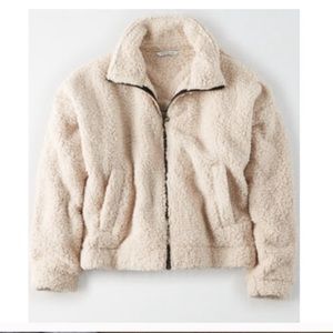American Eagle teddy sherpa jacket